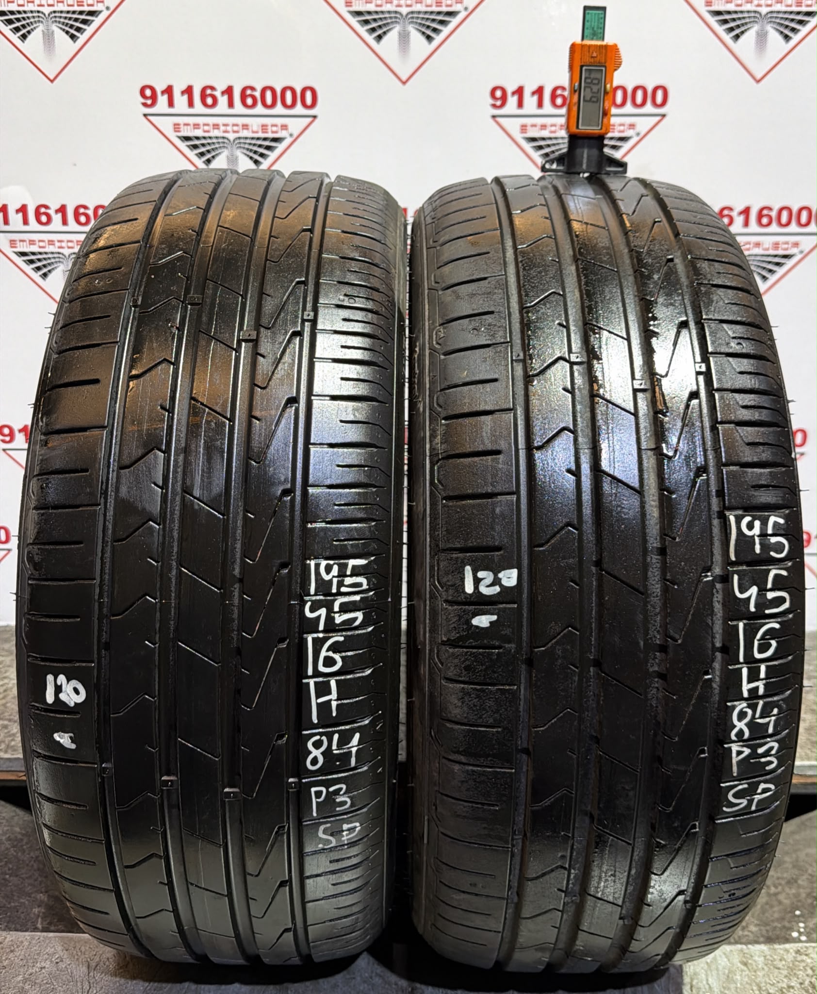 HANKOOK VENTUS PRIME 3 USADO  195/45 R16 84 H